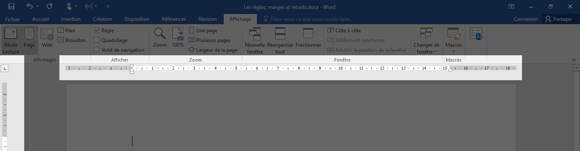 Règles marges et retraits